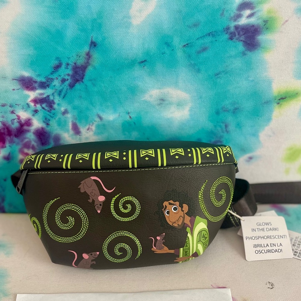 Disney Black and Green Women's Bag Fanny Pack